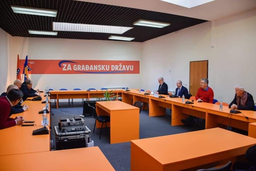 Udruženje generala Bosne i Hercegovine sa rukovodstvom Demokratske fronte